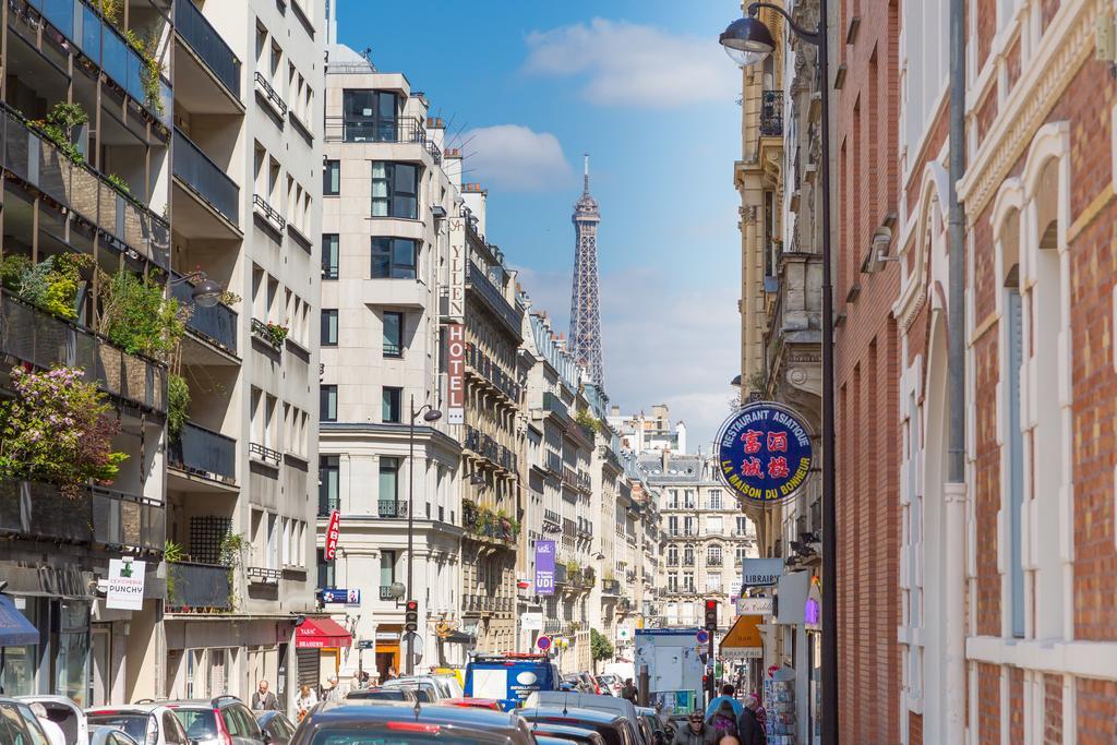 Hotel Yllen Eiffel Paris Exterior foto
